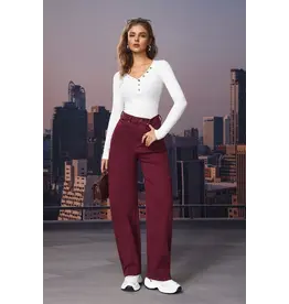 Jewelry Balloon jeans Burgundy