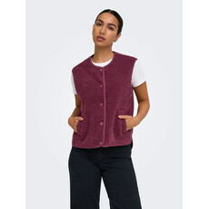 JDY Gilet Simina Wine