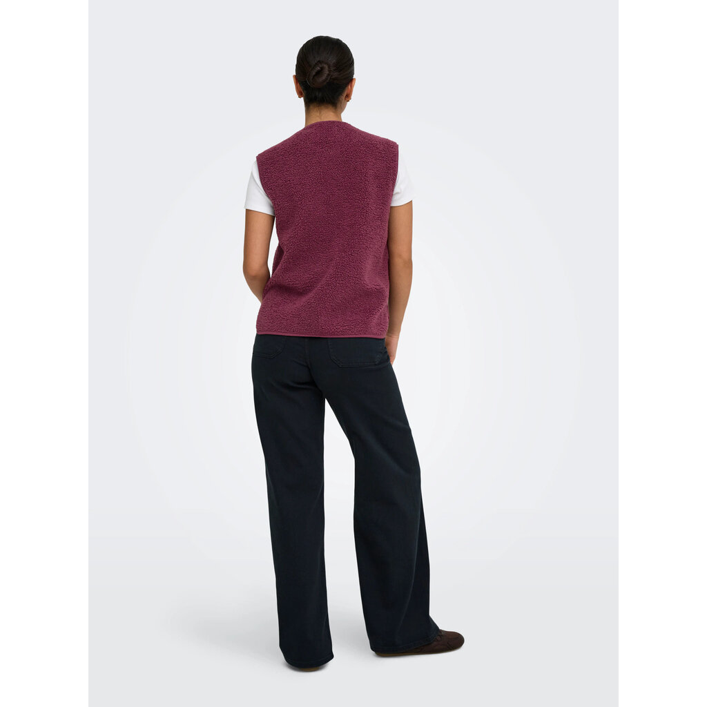 JDY Gilet Simina Wine