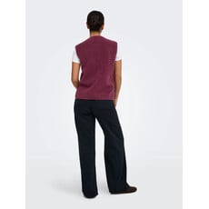 JDY Gilet Simina Wine