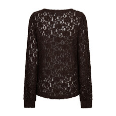 Red Button Top lace Espresso