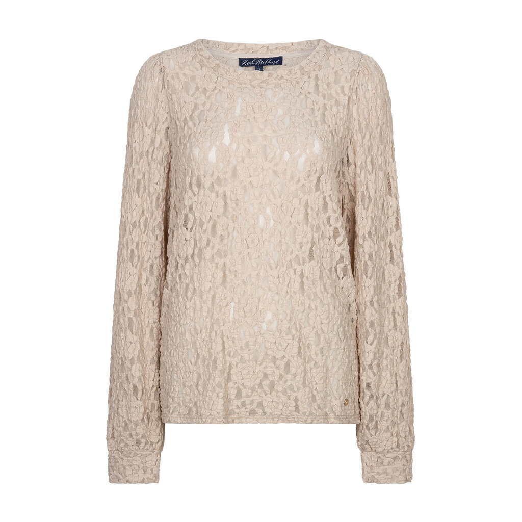 Red Button Top lace Stone