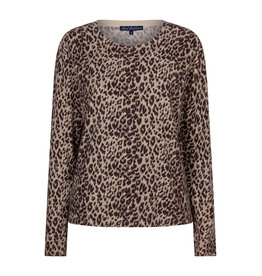Red Button Trui Sweet animal print