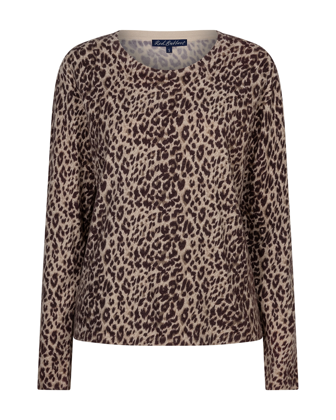 Red Button Trui Sweet animal print