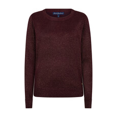 Red Button Trui Sweet sparkle Burgundy