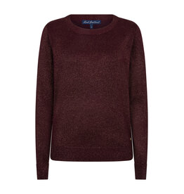 Red Button Trui Sweet sparkle Burgundy