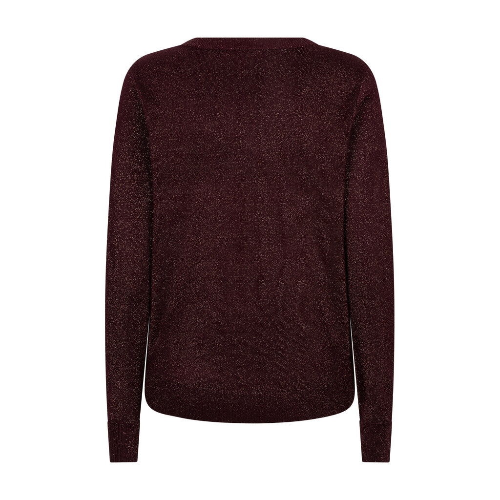 Red Button Trui Sweet sparkle Burgundy
