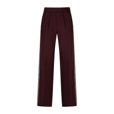 Red Button Broek Colette punta Piping Burgundy