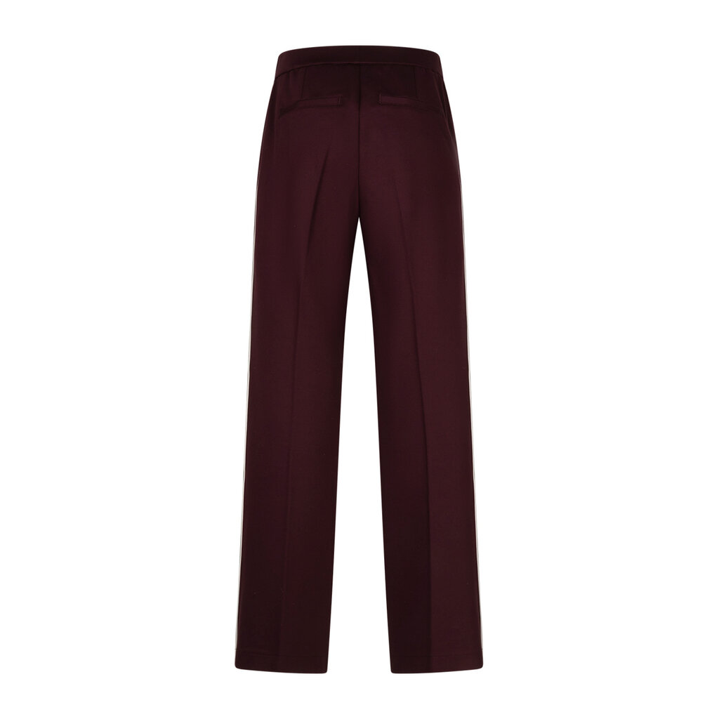 Red Button Broek Colette punta Piping Burgundy