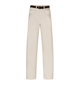 Red Button Broek Korine & belt washed twill ecru