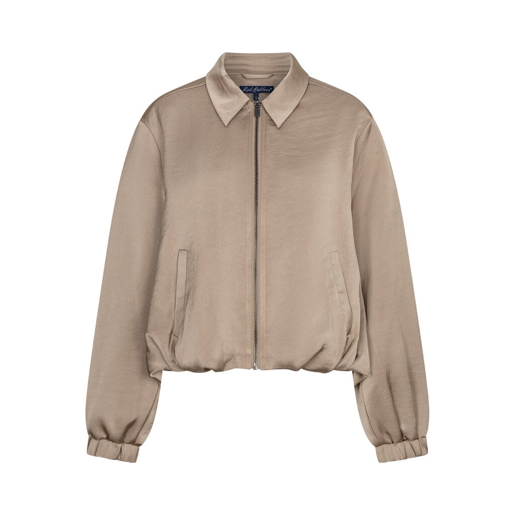 Red Button Top Avy satin Latte