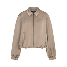 Red Button Top Avy satin Latte