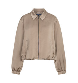 Red Button Top Avy satin Latte