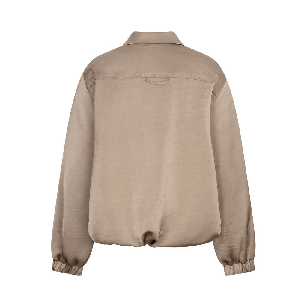 Red Button Top Avy satin Latte