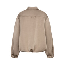 Red Button Top Avy satin Latte
