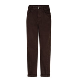 Red Button Broek Caitlina side patch Espresso