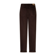 Red Button Broek Caitlina side patch Espresso