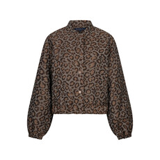 Red Button Bomber jacquard lurex