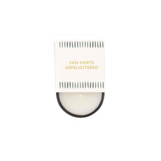 Zusss scented candle in wrap gefeliciteerd
