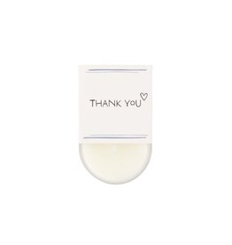 Zusss scented candle in wrap thank you