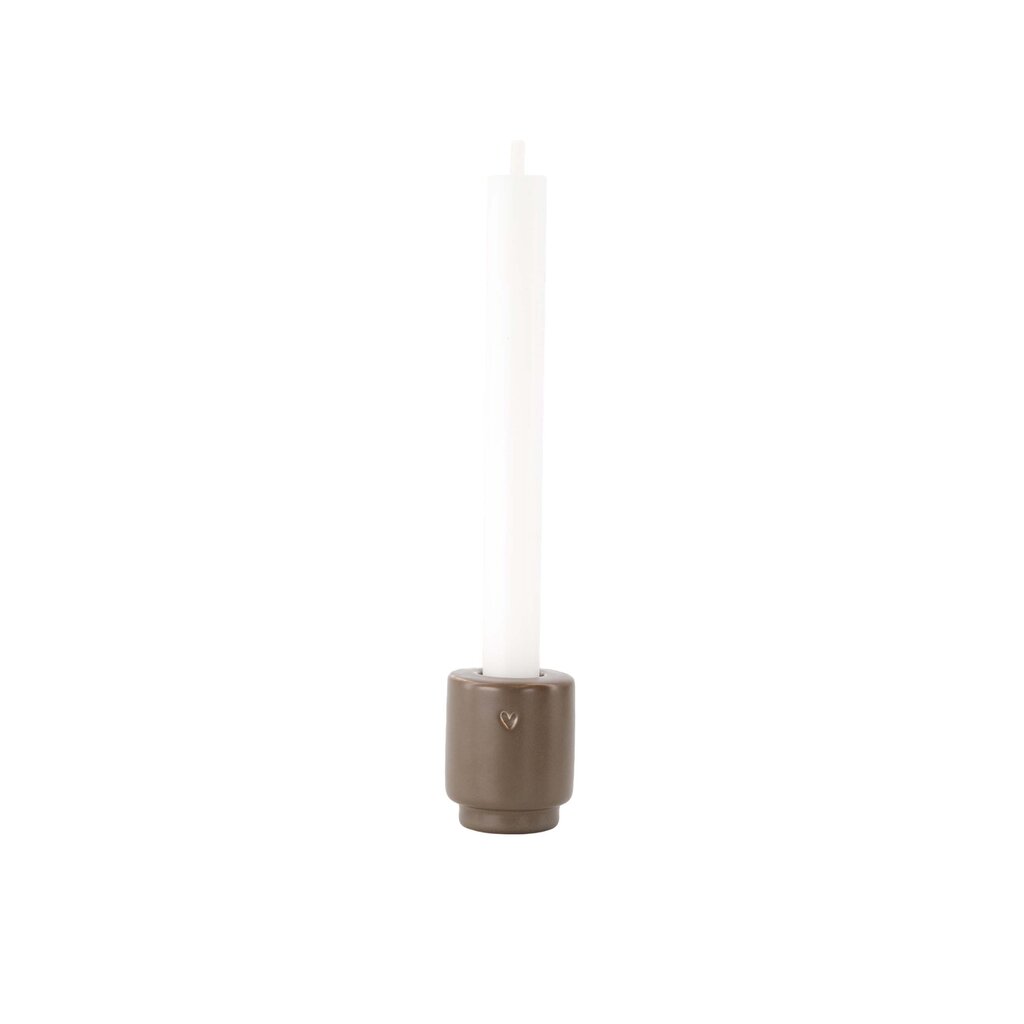 Zusss candle holder ceramic heart