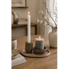 Zusss candle holder ceramic heart