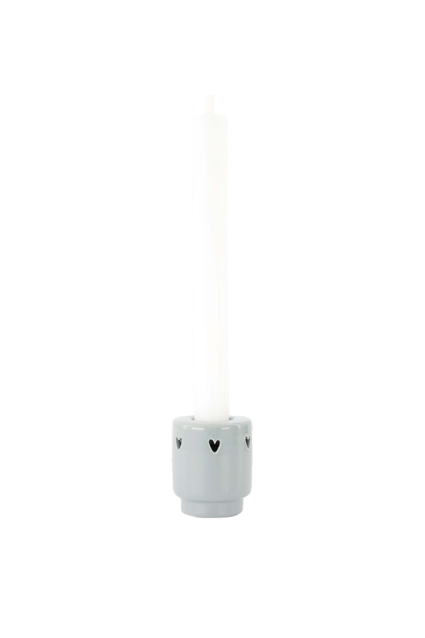 Zusss candle holder ceramic hearts