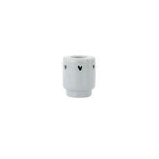 Zusss candle holder ceramic hearts