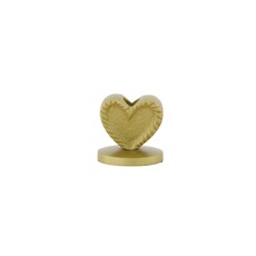 Zusss candle holder metal heart shape