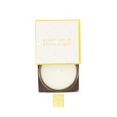 Zusss scented candle in box geniet van de kleine dingen