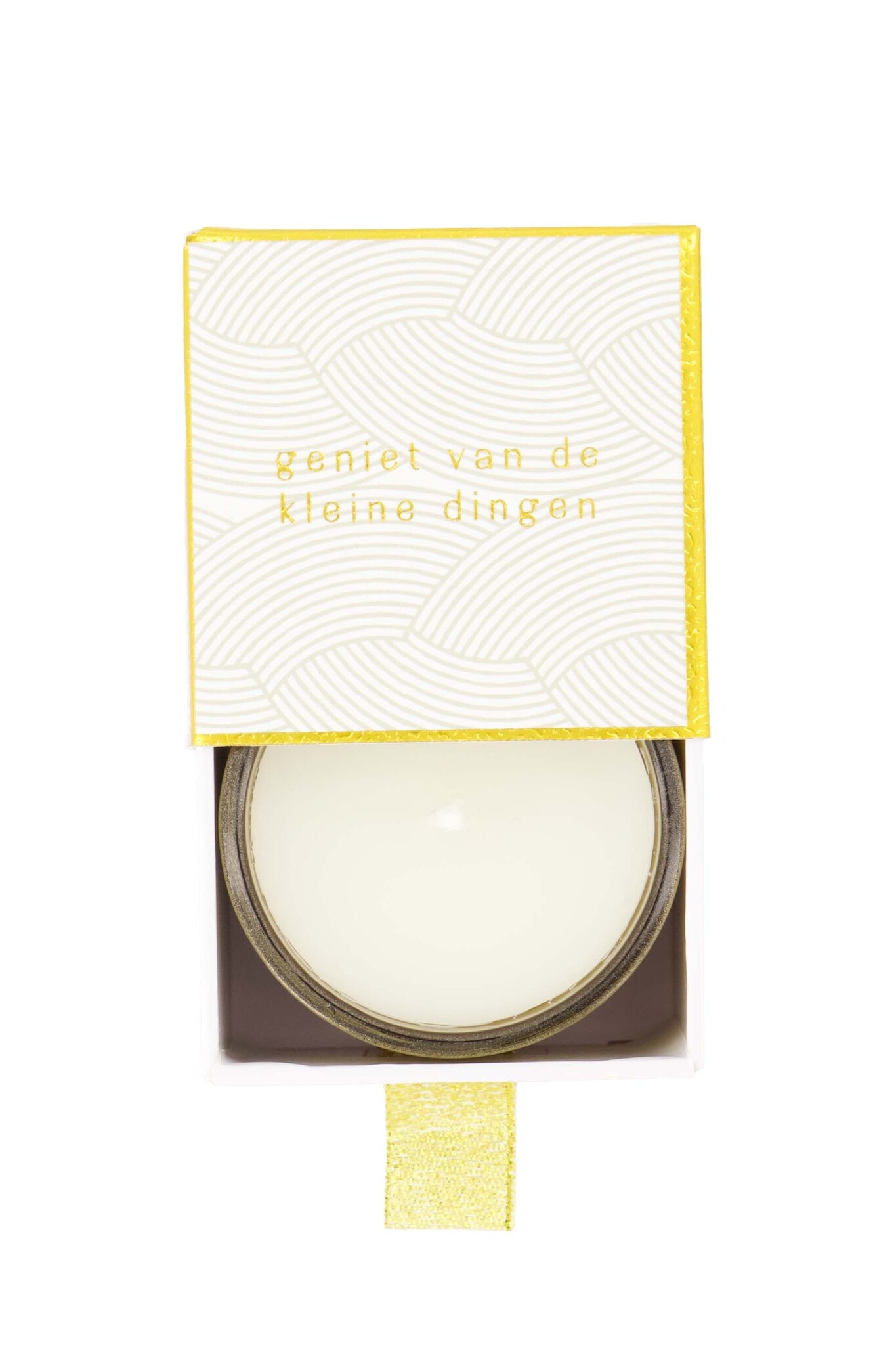 Zusss scented candle in box geniet van de kleine dingen