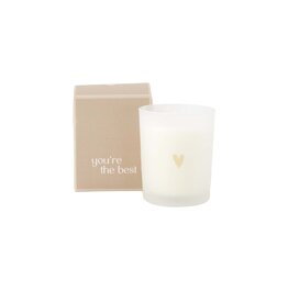 Zusss scented candle in box you're the best