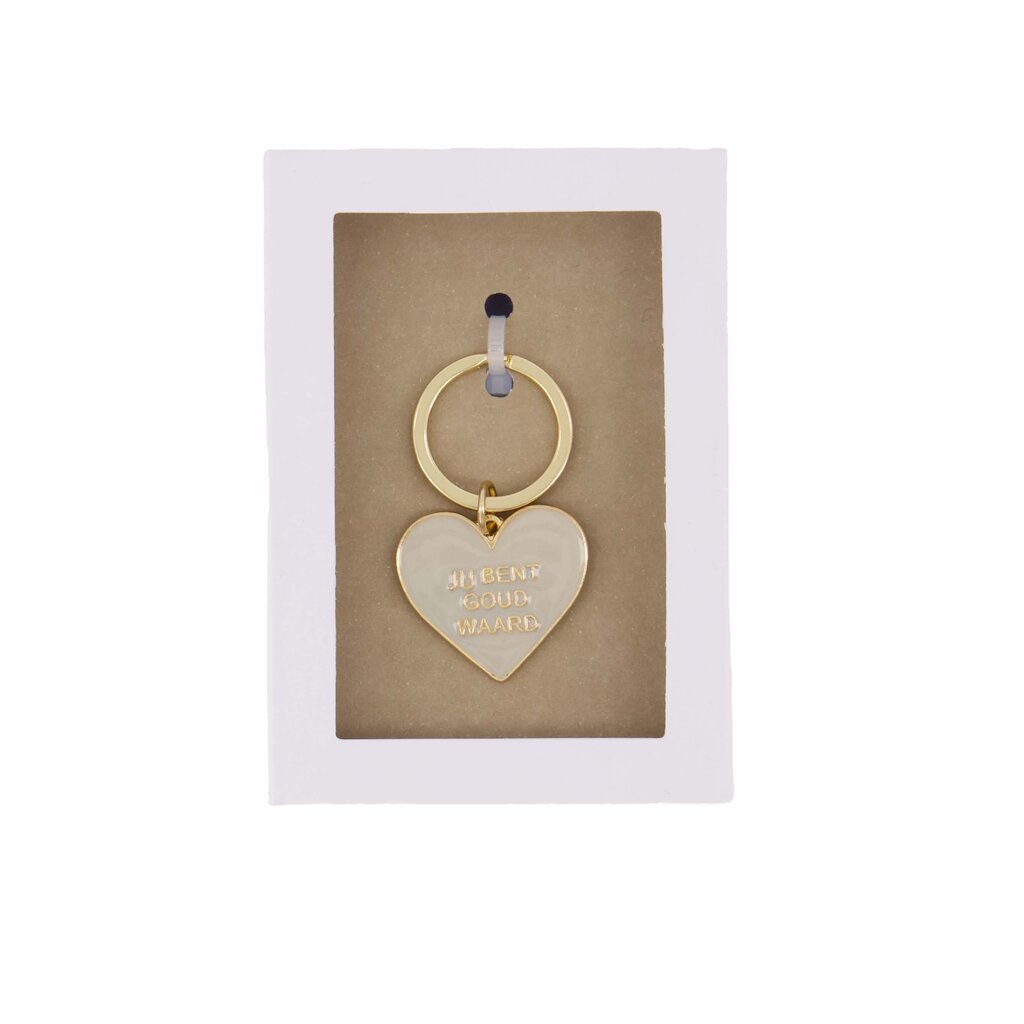 Zusss keychain in giftbox jij bent goud waard