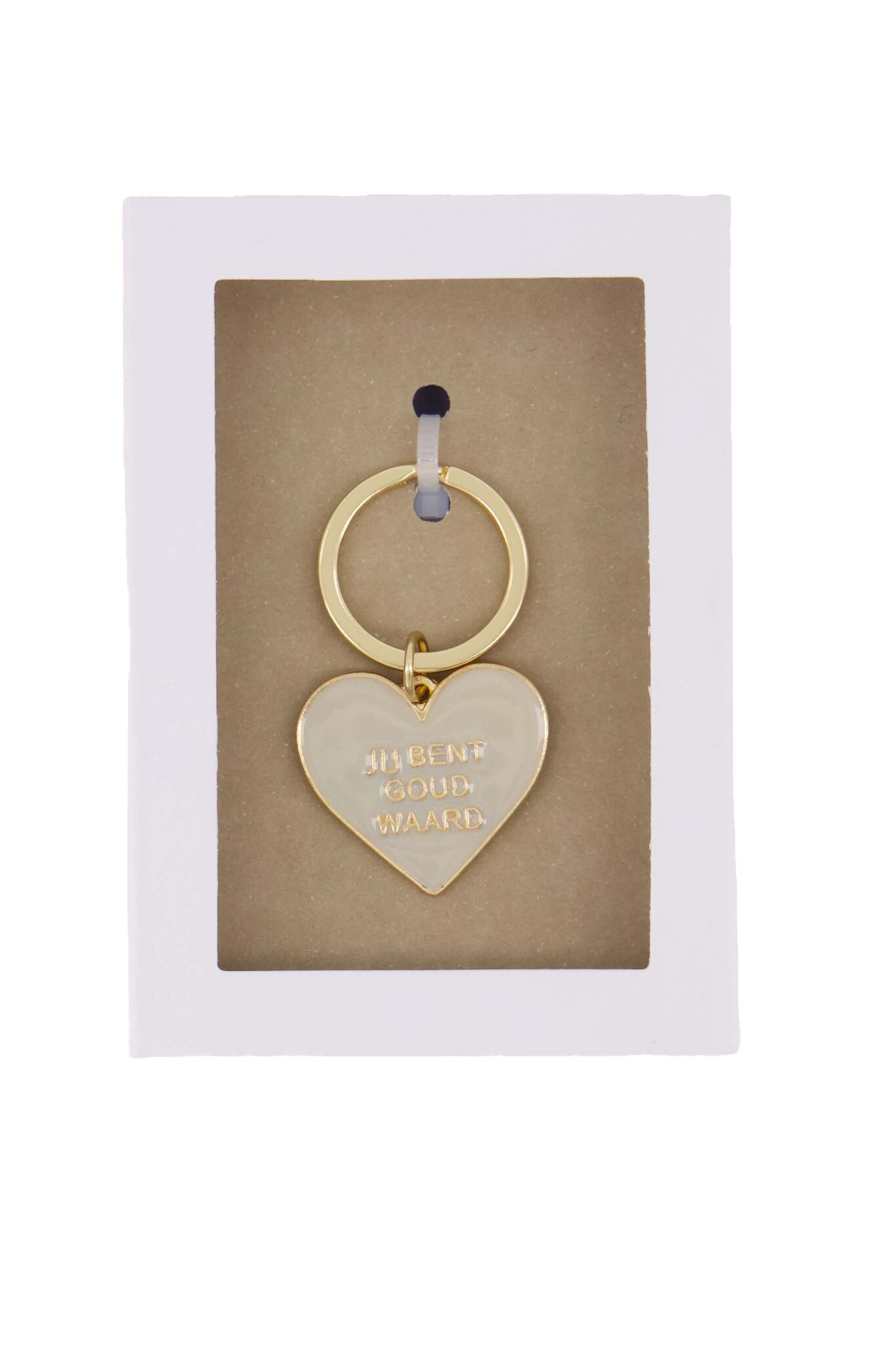Zusss keychain in giftbox jij bent goud waard