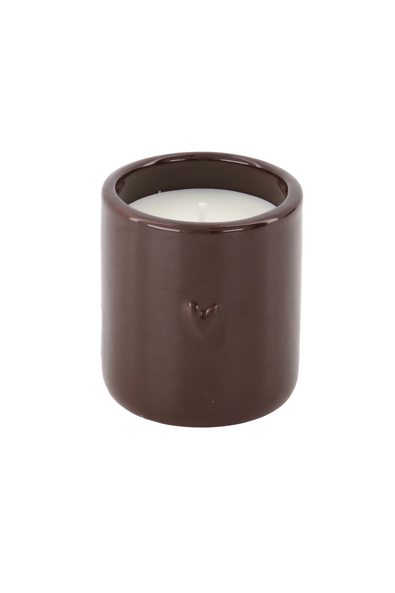 Zusss scented candle ceramic heart