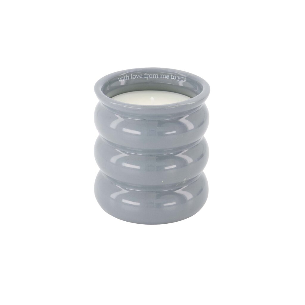 Zusss scented candle ribbed with love