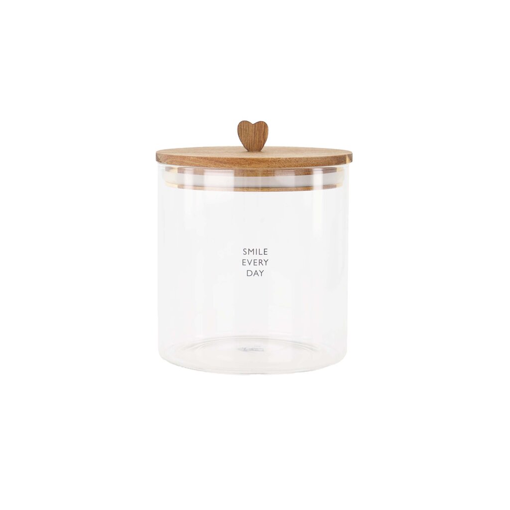 Zusss storage jar smile every day S