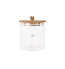 Zusss storage jar smile every day S