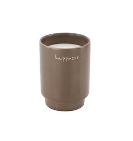 Zusss scented candle ceramic happiness