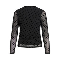 Vila Top Virikke Black