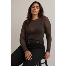 Amy&Clo Cashmere top Choco plus