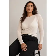 Amy&Clo Cashmere top Creme plus