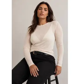 Amy&Clo Cashmere top Creme plus