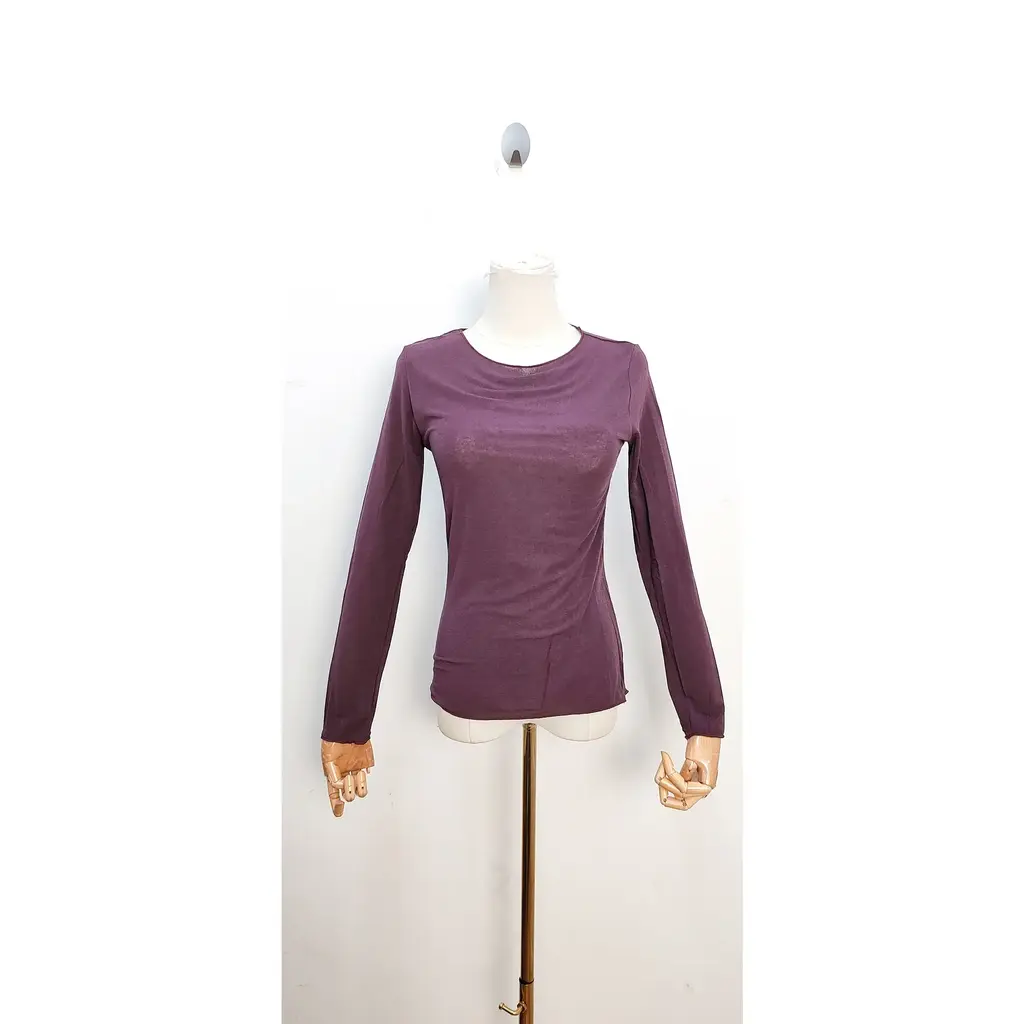 BELLAVIE Cashmere top Pruim