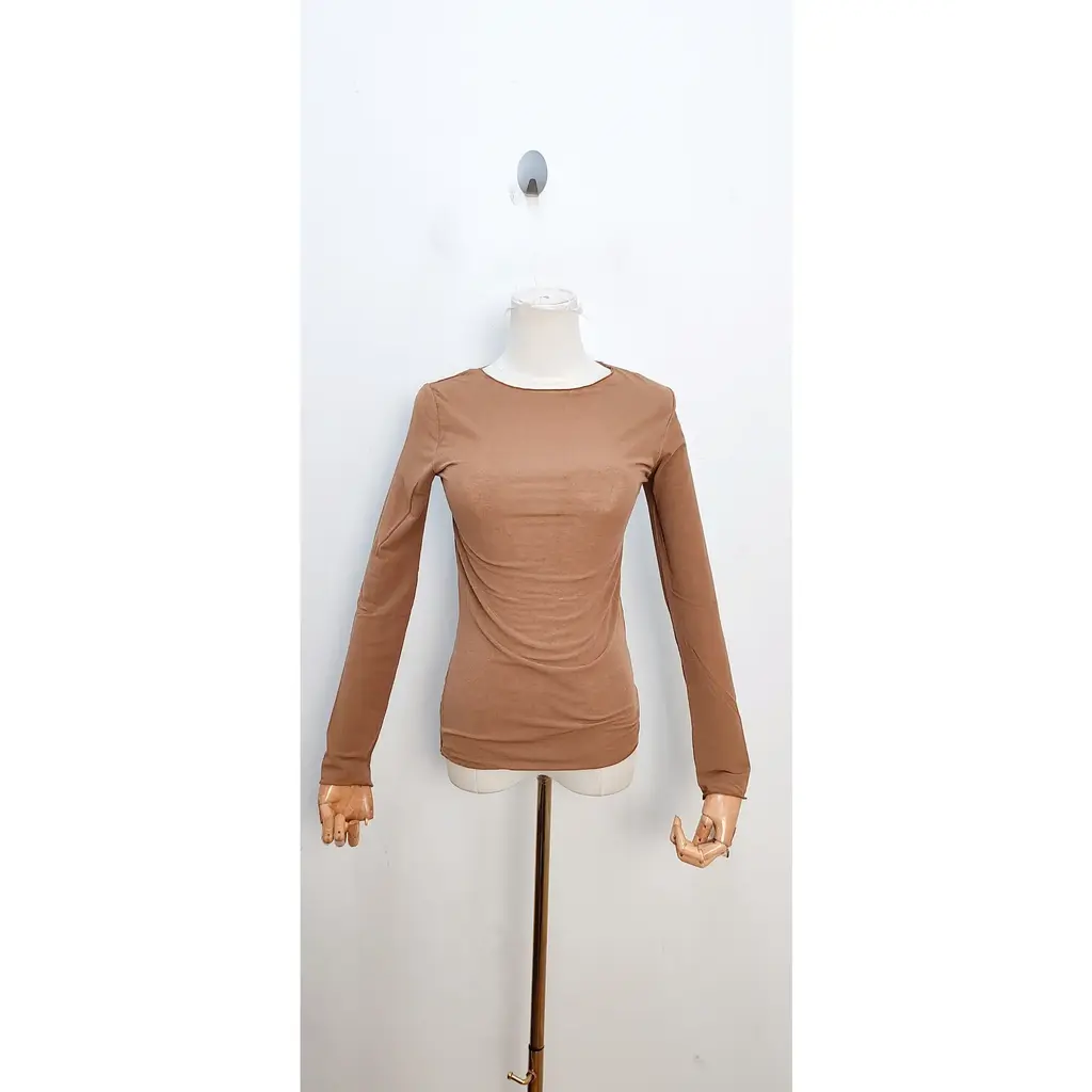 BELLAVIE Cashmere top Camel