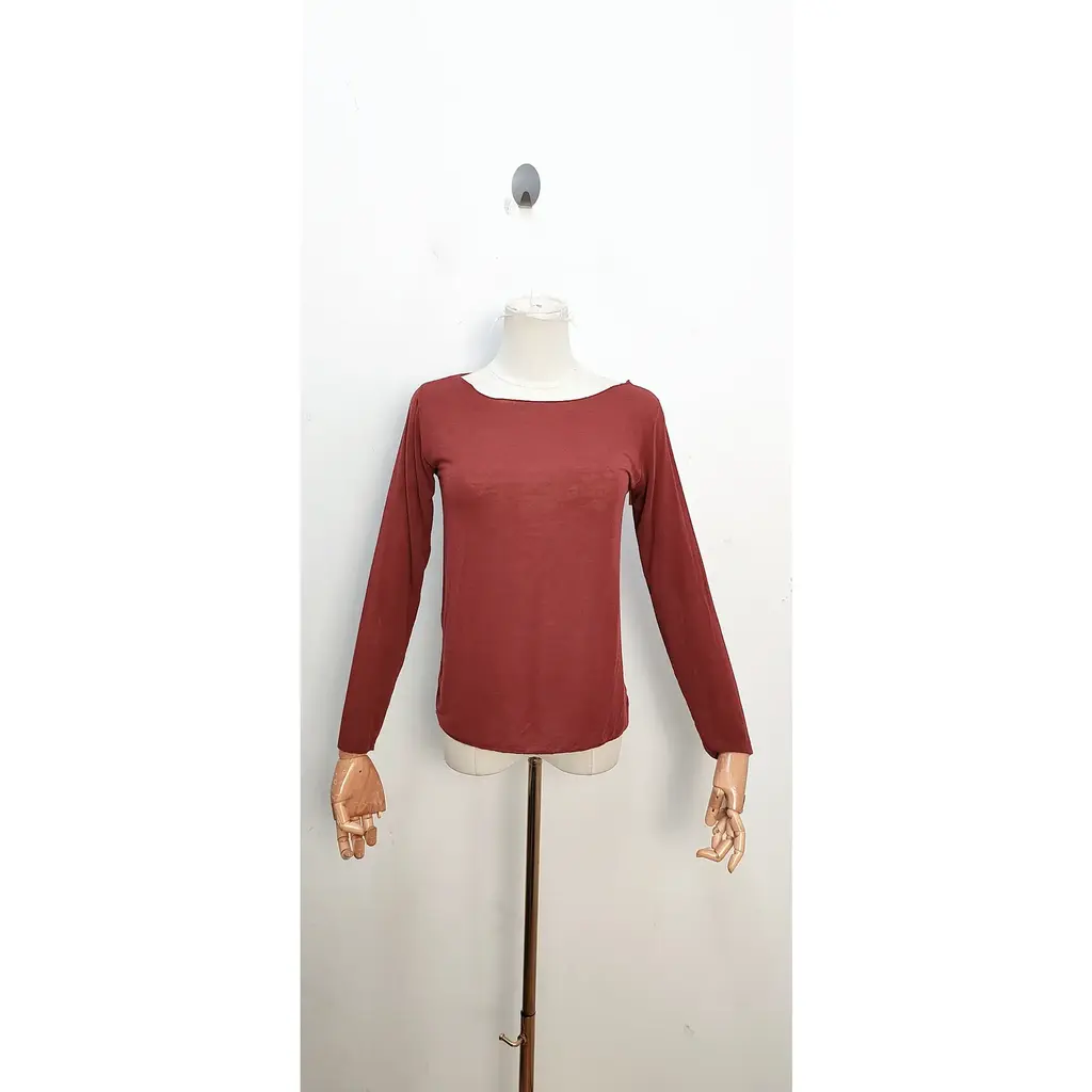 BELLAVIE Cashmere top Bordeaux