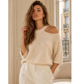 Orice Trui Cutout creme