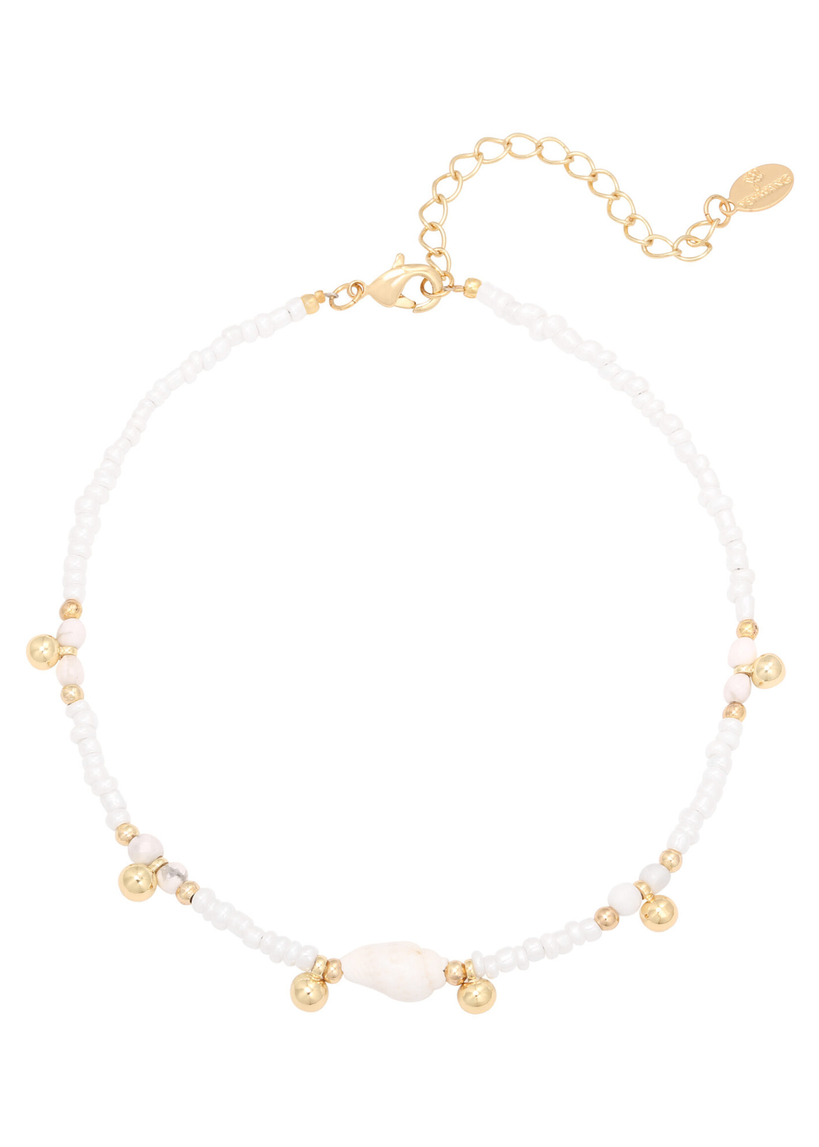 Flo Boutique Enkelband Fun fair wit