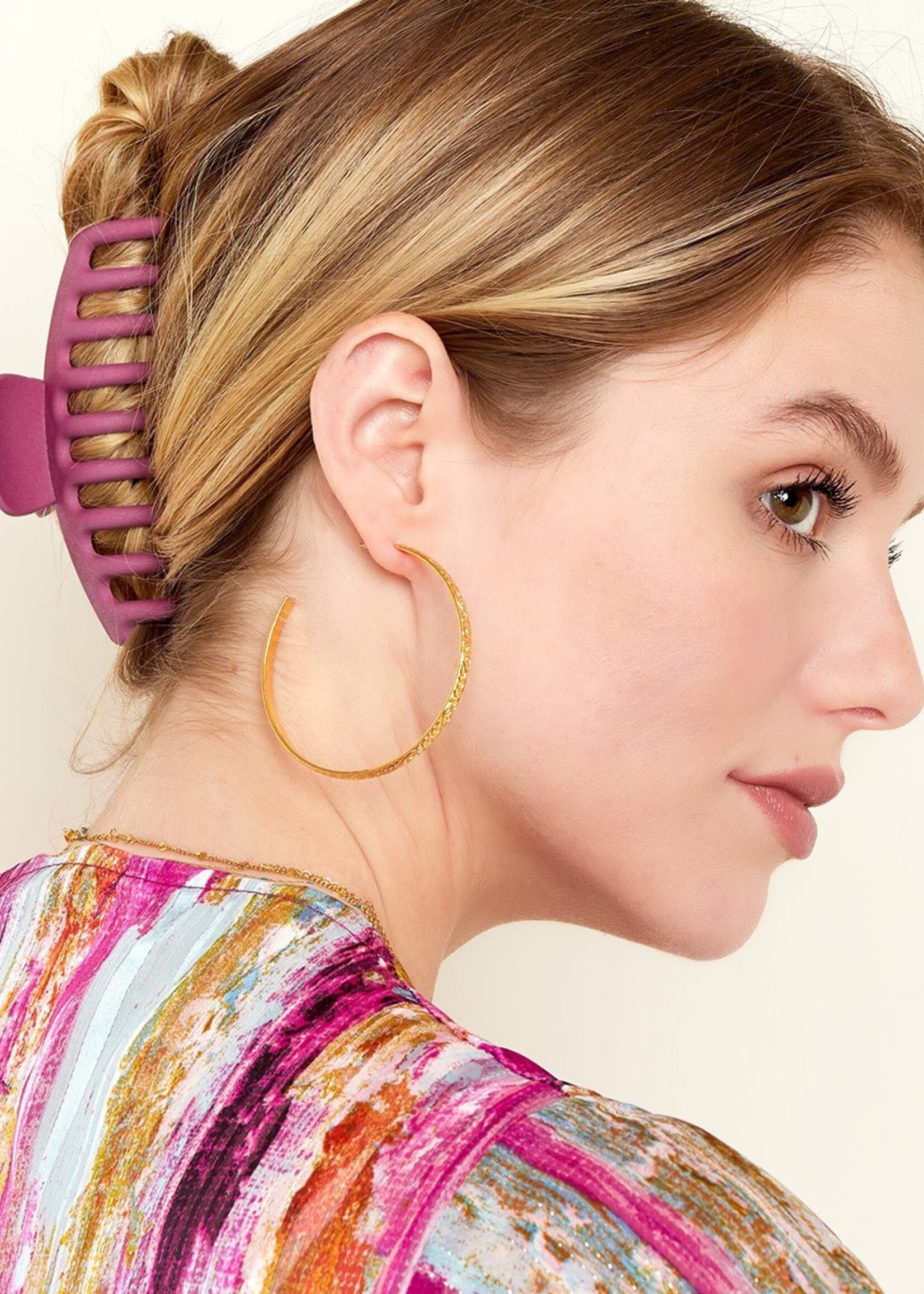 Flo Boutique Grote haarklem matte afwerking