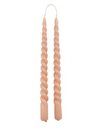 Rustik Lys Dinerkaars Swirl set van 2